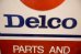 画像11: dp-260204-46 Delco 1960's W-sided Metal Sign (11)