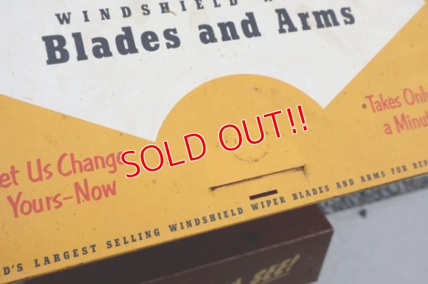 画像10: dp-260204-07 ANCO WINDSHIELD WIPER Blades and Arms 1950's-1960's Cabinet