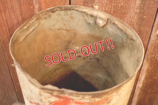 画像8: dp-260204-71 Mobil Mobiloil 1940's-1950's 5 U.S. QUARTS CAN