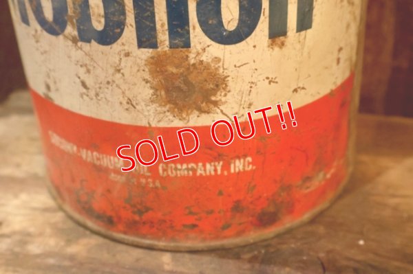 画像7: dp-260204-71 Mobil Mobiloil 1940's-1950's 5 U.S. QUARTS CAN