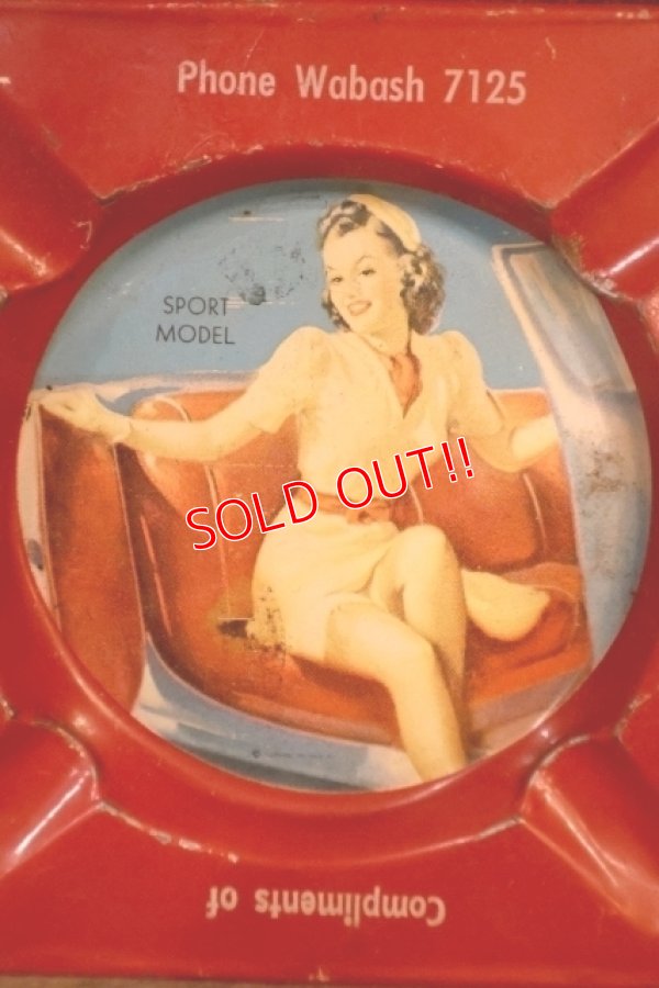 画像1: dp-260204-60 PIN-UP GIRL / ASHTRAY