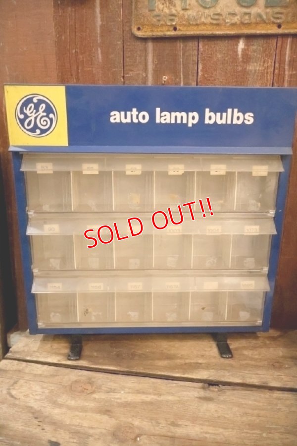 画像1: dp-260204-21 GENERAL ELECTRIC / auto lamp bulbs Metal Cabinet