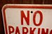画像2: dp-260204-08 NO PARKING 8 A.M. TO 4 P.M. STEEL EMBOSSED STREET ROAD SIGN (2)