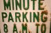 画像3: dp-260204-08 15 MINUTE PARKING STEEL EMBOSSED STREET ROAD SIGN (3)