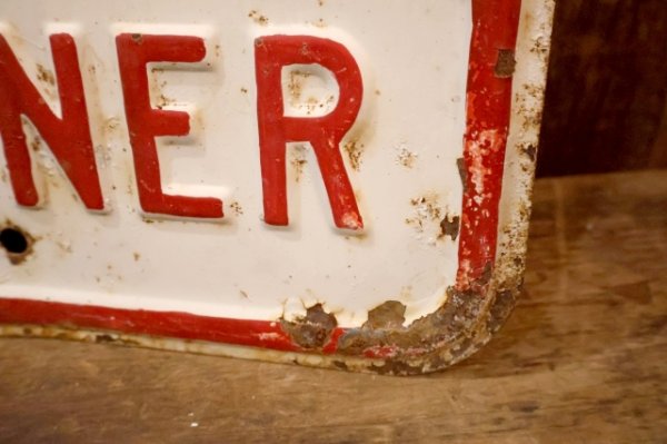 画像5: dp-260204-08 NO PARKING HERE TO CORNER STEEL EMBOSSED STREET ROAD SIGN