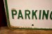 画像4: dp-260204-08 ONE HOUR PARKING STEEL EMBOSSED STREET ROAD SIGN (4)
