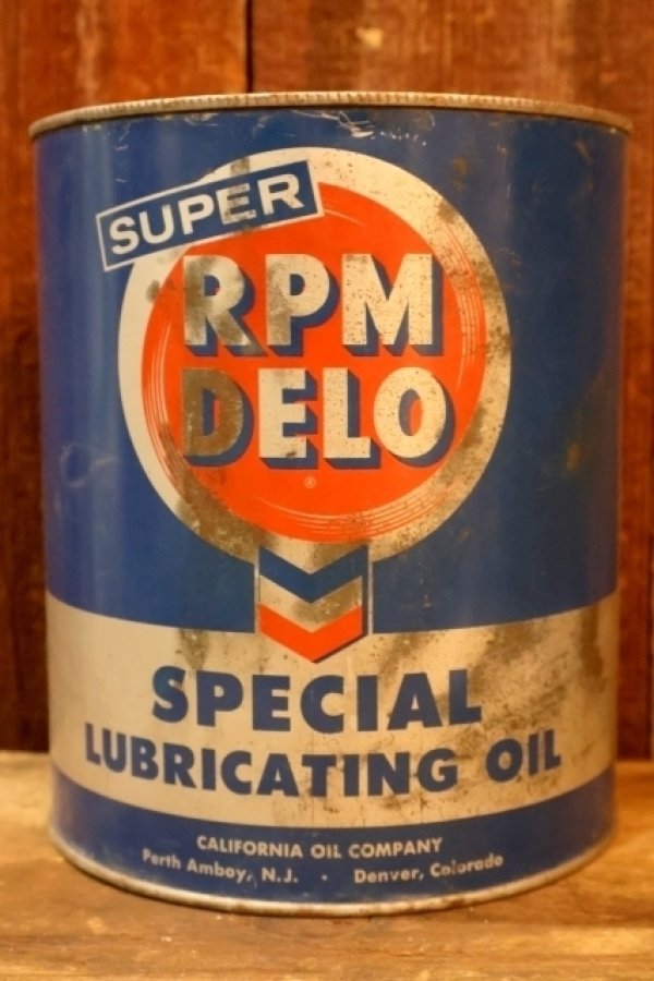 画像1: dp-260204-37 SUPER RPM DELO SPECIAL LUBRICANTING OIL ONE U.S. GALLON CAN