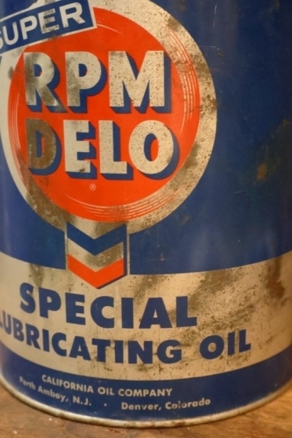 画像2: dp-260204-37 SUPER RPM DELO SPECIAL LUBRICANTING OIL ONE U.S. GALLON CAN