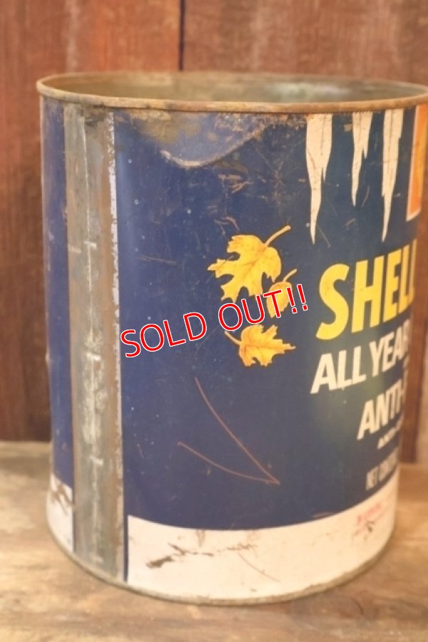 画像4: dp-260204-63 SHELL 1960's SHELLZONE COOLANT AND ANTI-FREEZE 1 U.S. GALLON CAN