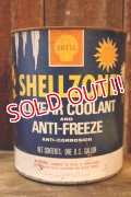 dp-260204-63 SHELL 1960's SHELLZONE COOLANT AND ANTI-FREEZE 1 U.S. GALLON CAN