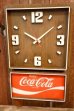 画像1: dp-260204-05 Coca-Cola 1970's-1980's Wall Clock (1)