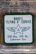 画像1: dp-260204-60 MARV'S "FLYING A" SERVICE VINTAGE GLASS ASHTRAY (1)