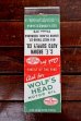 画像1: dp-260204-120 WOLF'S HEAD MOTOR OIL 1950's MATCH BOOK (1)