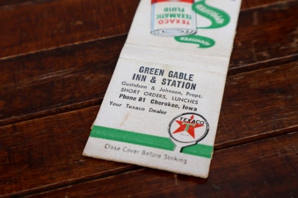 画像3: dp-260204-120 TEXACO TEXAMATIC FLUID 1950's MATCH BOOK