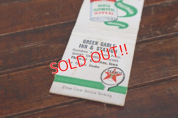 画像3: dp-260204-120 TEXACO TEXAMATIC FLUID 1950's Matchbook