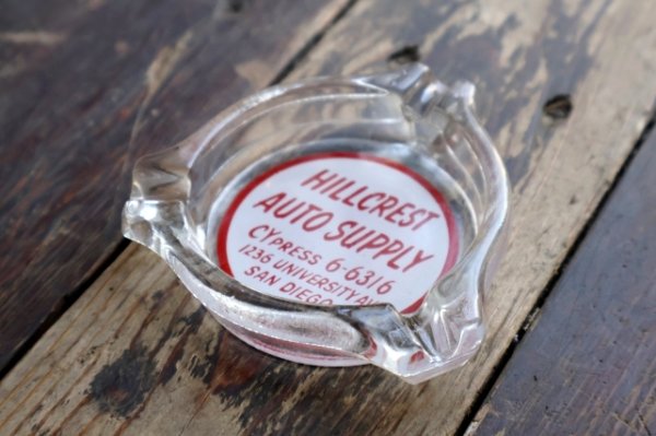 画像3: dp-260204-60 HILLCREST AUTO SUPPLY VINTAGE GLASS ASHTRAY