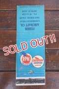dp-260204-120 RPM CHEVRON AVITATIOM OIL Late1940's-1950's MATCH BOOK