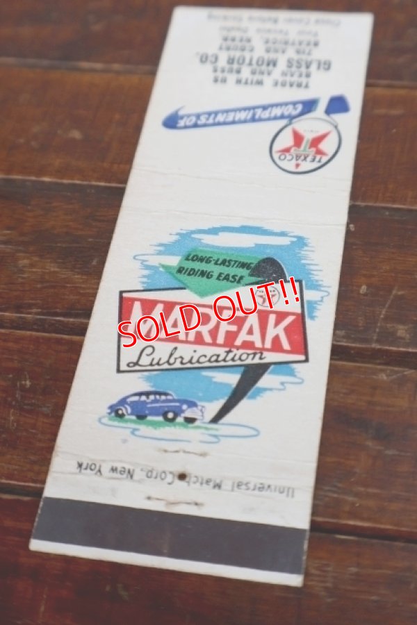 画像2: dp-260204-120 TEXACO MARFAK 1950's Matchbook