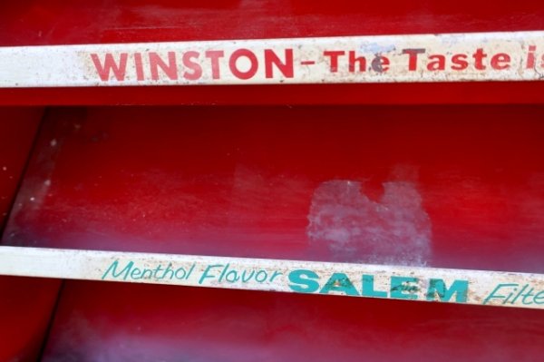 画像8: dp-260204-17 CAMEL WINSTON 1960's Metal Store Display Rack