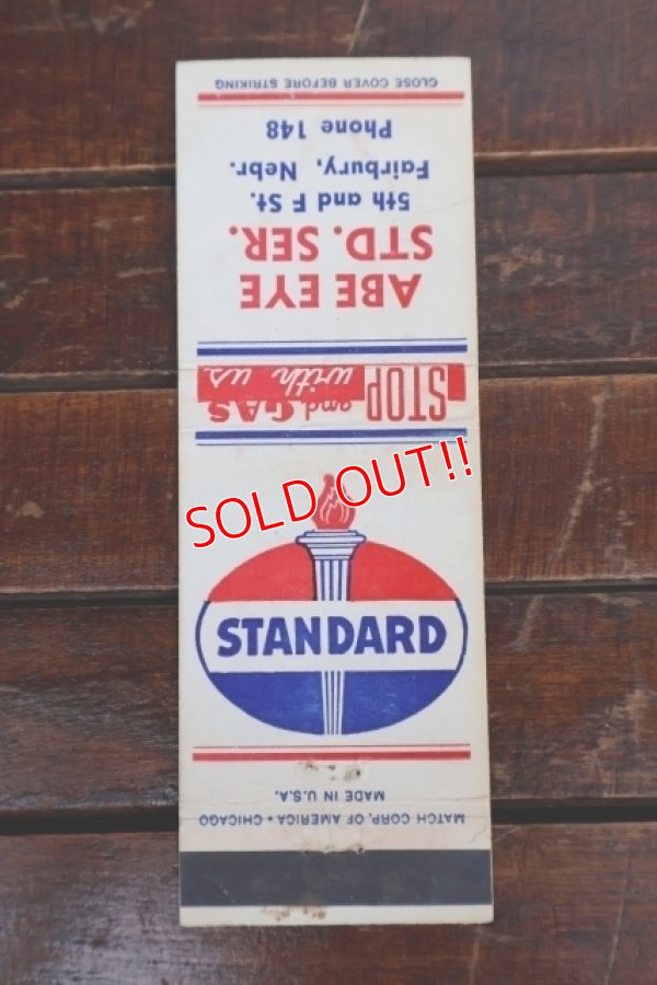 画像1: dp-260204-120 STANDARD OIL 1940's-1950's Matchbook