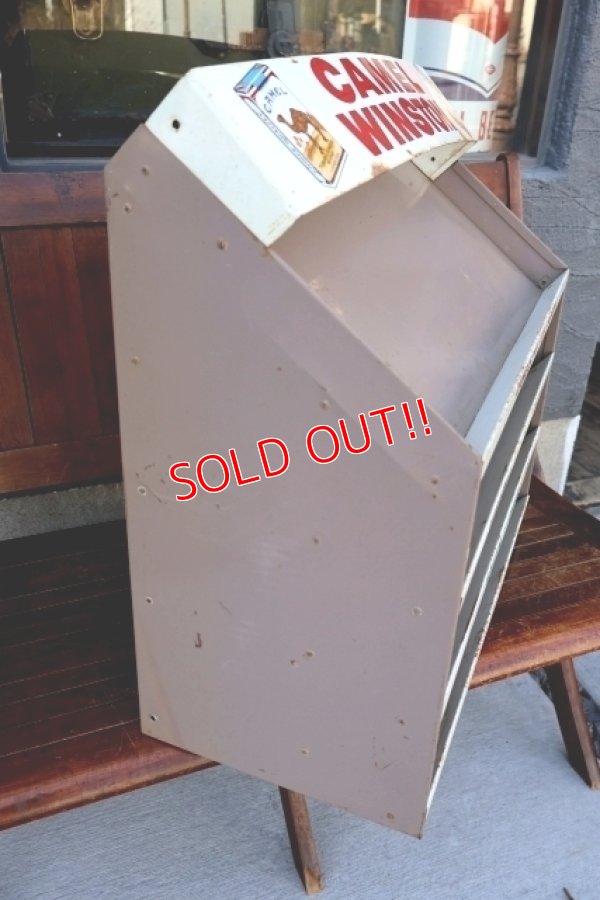 画像7: dp-260204-27 CAMEL WINSTON 1960's Metal Store Display Rack