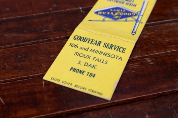 画像3: dp-260204-120 GOODYEAR TIRES 1940's-1950's MATCH BOOK