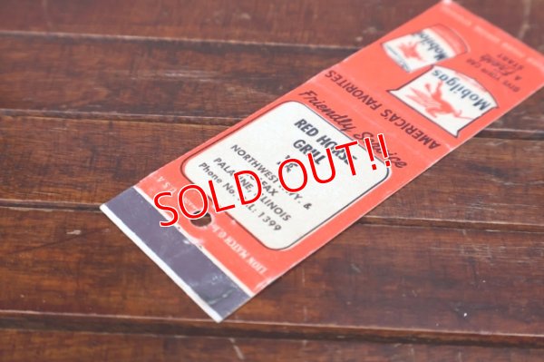 画像3: dp-260204-120 Mobiloil Mobilgas 1940's Matchbook