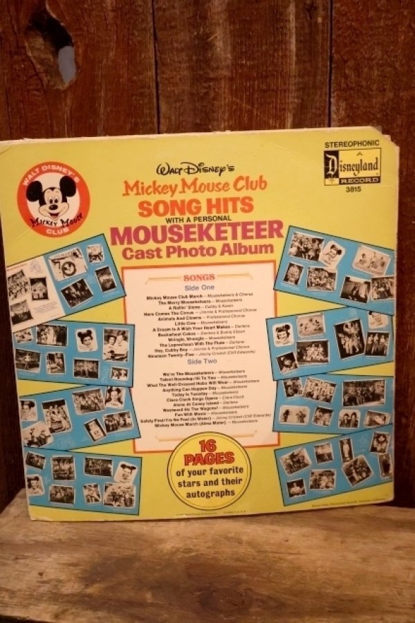 画像10: ct-251201-37 Mickey Mouse Club SONG HITS MOUSEKETEER Cast Photo Album 1975 LP Record