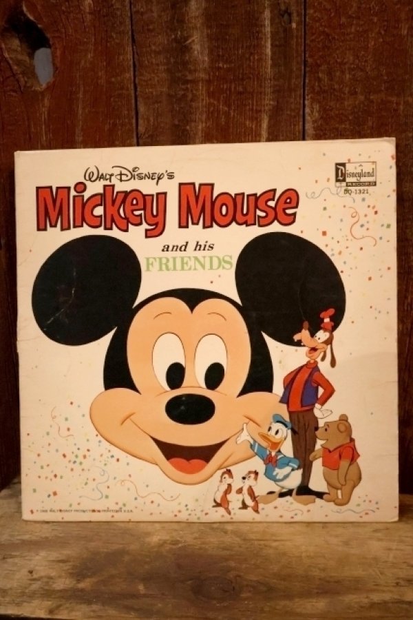 画像1: ct-251201-38 Walt Disney's Mickey Mouse and his FRIENDS 1968 LP Record