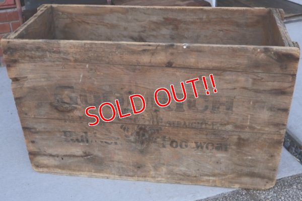画像4: dp-260204-58 GOODRICH Rubber Footwear 1930's-1940's  Wood Box