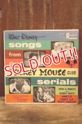 ct-251201-35 WALT DISNEY'S songs from the MICKEY MOUSE CLUB serials 1962 LP Record