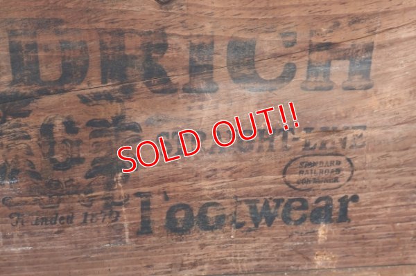 画像3: dp-260204-58 GOODRICH Rubber Footwear 1930's-1940's  Wood Box