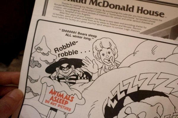 画像7: ct-260106-02 McDonald's 1981 Coloring Calendar