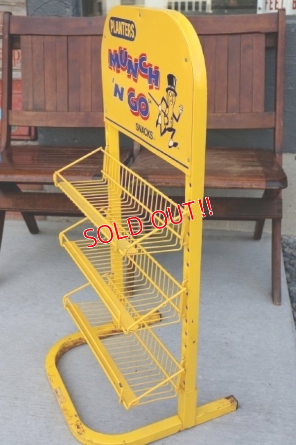 画像6: dp-260204-30 PLANTERS / MR.PEANUT 1980's〜"MUNCH 'N GO" METAL RACK