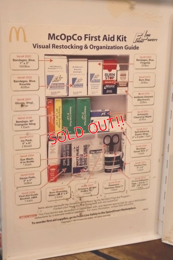 画像7: dp-260204-44 McDonald's McOpCo First Aid Kit Box