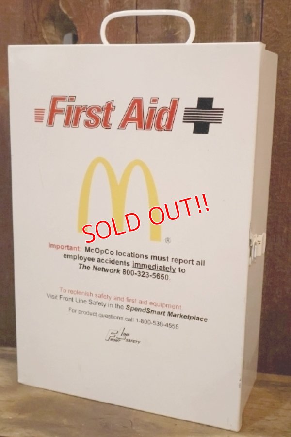 画像1: dp-260204-44 McDonald's McOpCo First Aid Kit Box