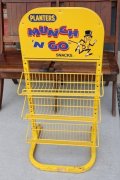 dp-260204-30 PLANTERS / MR.PEANUT 1980's〜"MUNCH 'N GO" METAL RACK