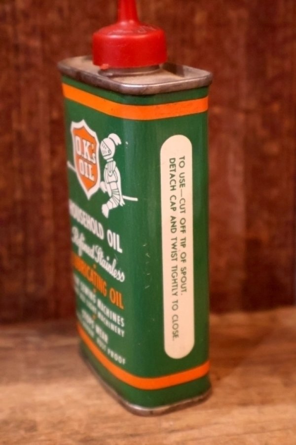 画像4: dp-260204-97 O.K.'s OIL HOUSEHOLD OIL 4 FL.OZ. CAN