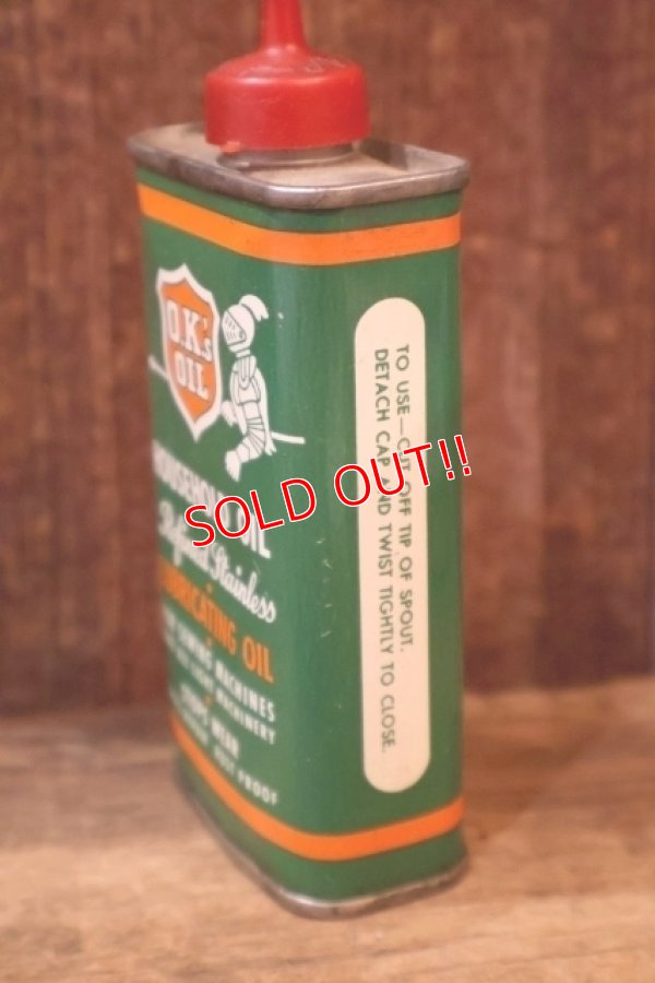 画像4: dp-260204-97 O.K.'s OIL HOUSEHOLD OIL 4 FL.OZ. CAN