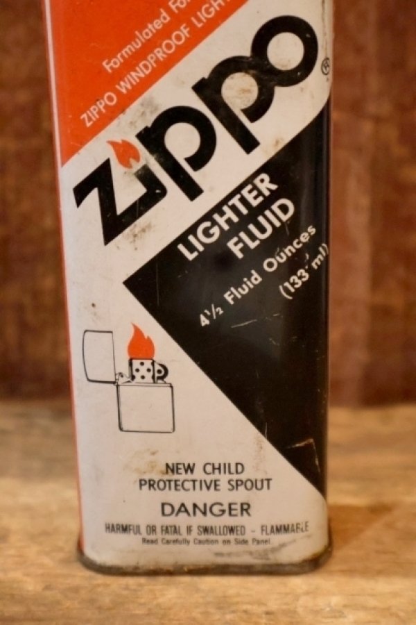 画像2: dp-251008-87 Zippo 1980's LIGHTER FLUID 4 1/2 FL.OZ. CAN