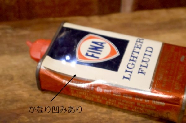 画像4: dp-260204-78 FINA LIGHTER FLUID 4 FL.OZ. CAN