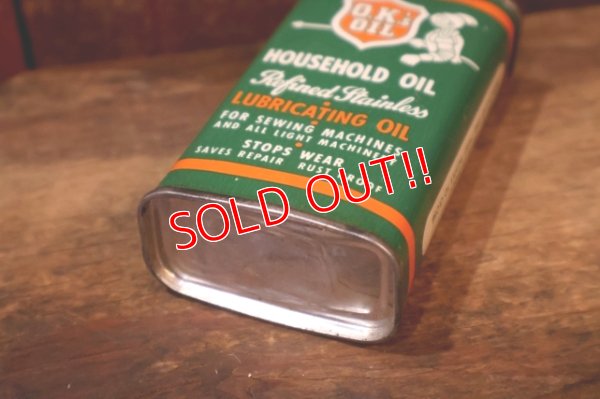 画像7: dp-260204-97 O.K.'s OIL HOUSEHOLD OIL 4 FL.OZ. CAN