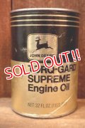 dp260204-116 JOHN DEER TORQ-GARD SUPREME Engine Oil ONE U.S. QUART CAN