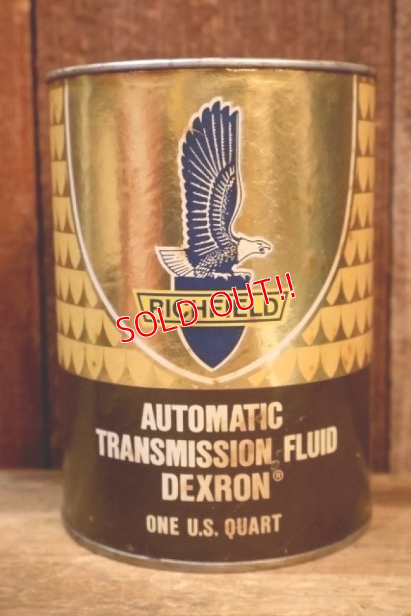 画像1: dp-260204-111 RICHFIELD AUTOMATIC TRANSMISSION FLUID DEXRON ONE U.S. QUART CAN