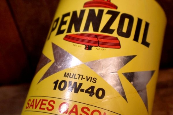 画像6: dp260204-113 PENNZOIL 10W-40 SAVES GASOLINE ONE U.S. QUART CAN