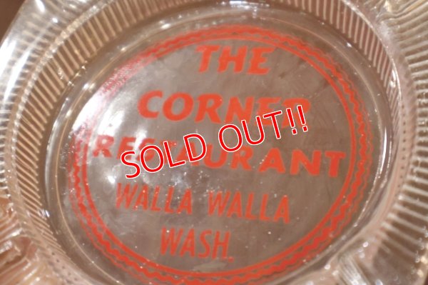 画像3: dp-260204-60 THE CORNER RESTAURANT VINTAGE GLASS ASHTRAY