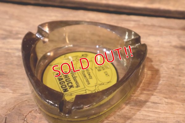 画像3: dp-260204-60 Midway CHUCK WAGON VINTAGE GLASS ASHTRAY