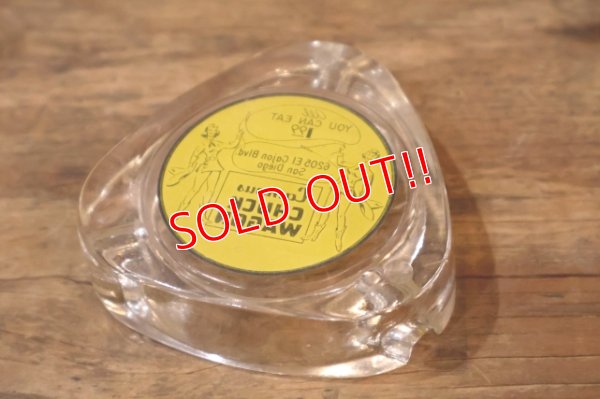 画像4: dp-260204-60 Campus CHUCK WAGON VINTAGE GLASS ASHTRAY