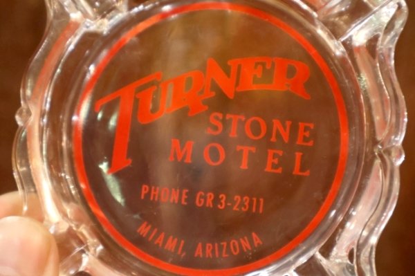 画像3: dp-260204-60 TURNER STONE MOTEL VINTAGE GLASS ASHTRAY
