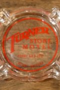 dp-260204-60 TURNER STONE MOTEL VINTAGE GLASS ASHTRAY
